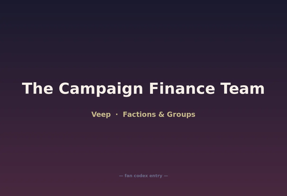 The Campaign Finance Team
