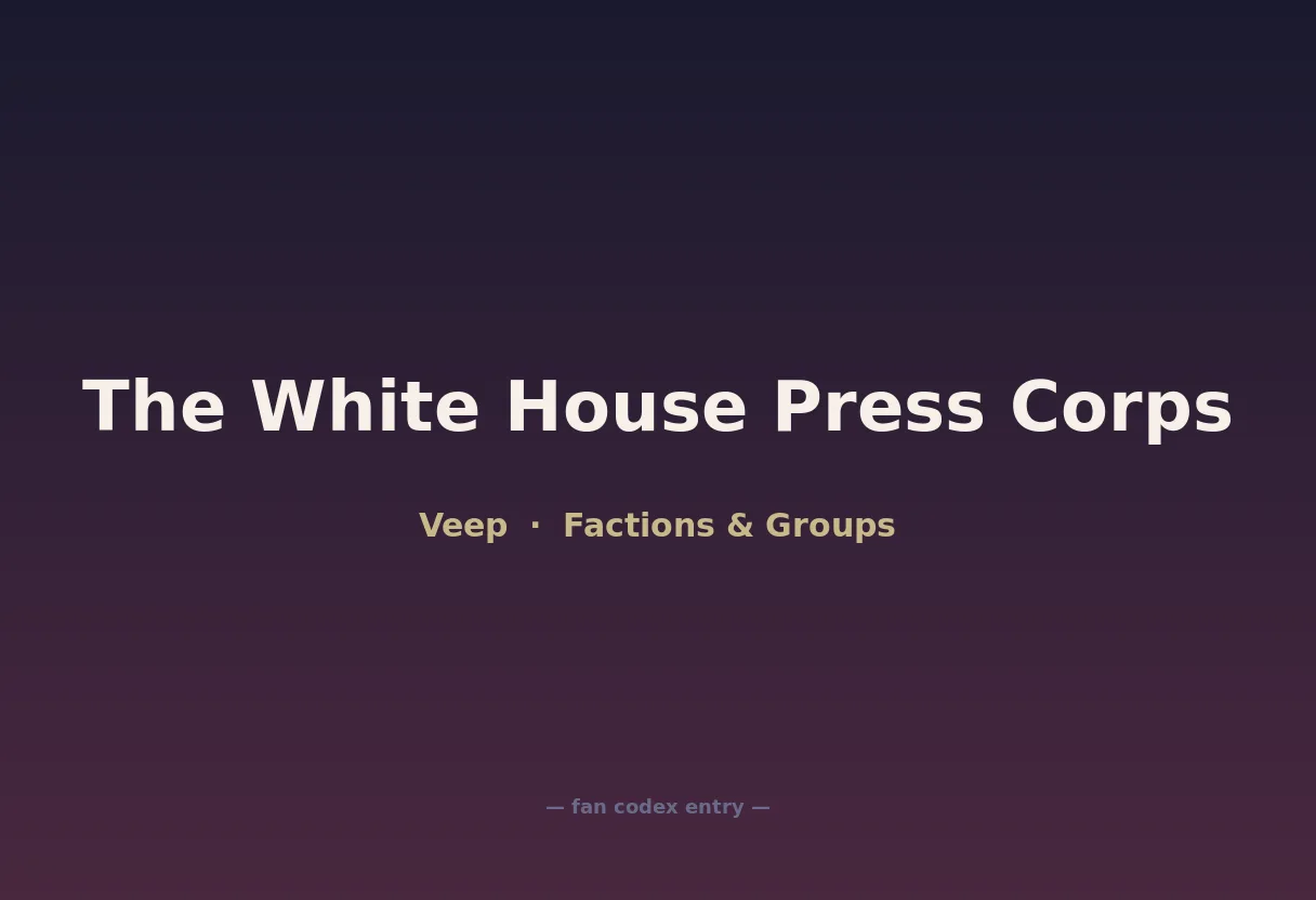 The White House Press Corps