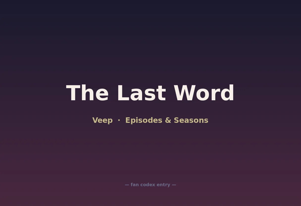 The Last Word