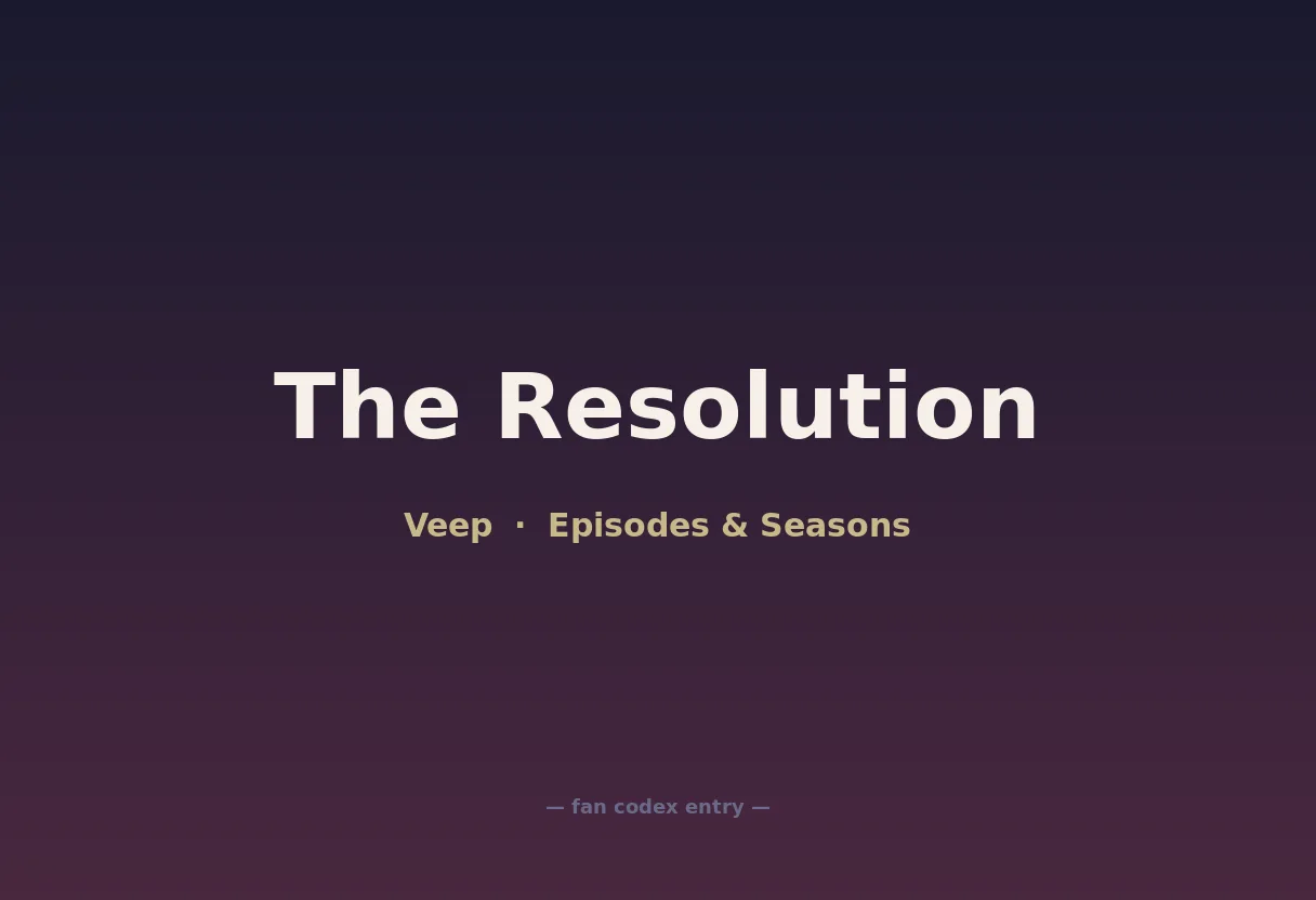 The Resolution